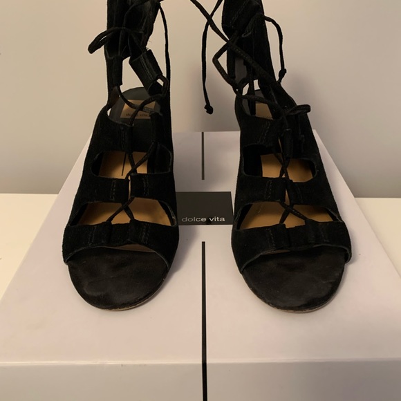 Gladiator wedge sandal, lace up - Picture 3 of 6